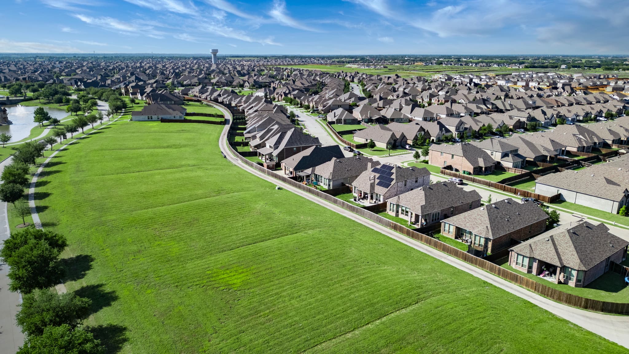 a subdivision under construction